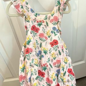 Angel Dear muslin floral sunsuit bubble + headband